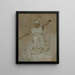 February Mother Holle - Hans Thoma — framed artwork on a wall