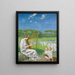 Spring Melody Painting - Hans Thoma — framed artwork on a wall