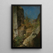 Herbs between the Rocks - Hans Thoma — framed artwork on a wall