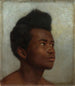 Study of a Young Black Man - Hans Thoma — artwork view