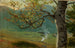 Autumn Tree Painting in front of a valley - Hans Thoma — artwork view