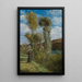 Autumn Day on the Upper Rhine - Hans Thoma — framed artwork on a wall