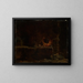 Herd in the Thomahaus house in Bernau - Hans Thoma — framed artwork on a wall
