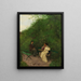In the Garden - Hans Thoma — framed artwork on a wall