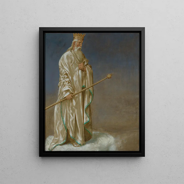 King of the Ices of January - Hans Thoma — framed artwork on a wall