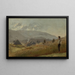 Young peasant in the wheat field - Hans Thoma — framed artwork on a wall