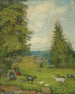 Children with goat herd - Hans Thoma — artwork view