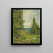 Children with goat herd - Hans Thoma — framed artwork on a wall