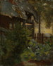 Garden of Cabbages with House Corner - Hans Thoma — artwork view