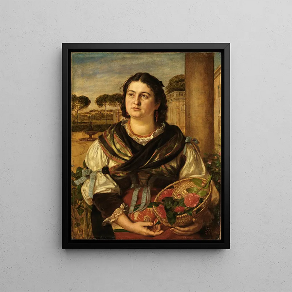 The Gardener - Hans Thoma — framed artwork on a wall