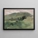 Landscape in the Black Forest - Hans Thoma — framed artwork on a wall