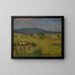 Petit jardin dans la Forêt-Noire - Hans Thoma — framed artwork on a wall