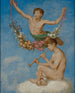 Que deux jeunes génies avec des fleurs - Hans Thoma — artwork view