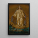 Marie as Queen of Heaven - Hans Thoma — framed artwork on a wall