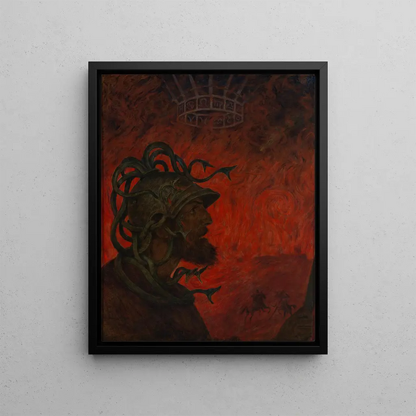 Mars - Hans Thoma — framed artwork on a wall