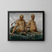 Marine Men - Hans Thoma — framed artwork on a wall