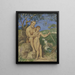 Faune vieux et jeune - Hans Thoma — framed artwork on a wall