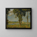On the Banks of the Main - Hans Thoma — framed artwork on a wall