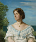 Portrait of the artist Ella Blaue's adopted daughter - Hans Thoma — artwork view
