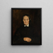 Portrait of Mrs. Scholderer - Hans Thoma — framed artwork on a wall