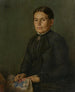 Portrait painting of the artist Sister Agathe - Hans Thoma — artwork view