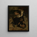 Boys Fighting - Hans Thoma — framed artwork on a wall