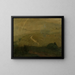 Rain in the Black Forest - Hans Thoma — framed artwork on a wall