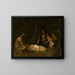 The Satyr Family Raising Zeus - Hans Thoma — framed artwork on a wall