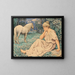 Moissis et assis - Hans Thoma — framed artwork on a wall