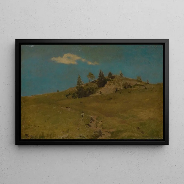 Height of the Black Forest - Hans Thoma — framed artwork on a wall