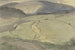 Forest Landscape Painting, view of rolling meadows and taller mountains - Hans Thoma — artwork view