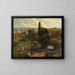 Forest Landscape Painting - Hans Thoma — framed artwork on a wall