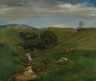 Prairie de la Forêt-Noire - Hans Thoma — artwork view
