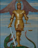 September Saint Michael as an Adorer of the Soul - Hans Thoma — artwork view