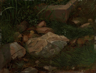 Stones in the Grass - Hans Thoma — artwork view