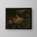 Stones in the Grass - Hans Thoma — framed artwork on a wall