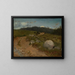 Chemin rocailleux au bord de la forêt - Hans Thoma — framed artwork on a wall