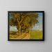 Summer landscape painting near Karlsruhe - Hans Thoma — framed artwork on a wall