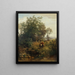 Summer Morning in the Bernau Valley - Hans Thoma — framed artwork on a wall