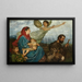 The Flight into Egypt - Hans Thoma — framed artwork on a wall