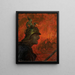 The War - Hans Thoma — framed artwork on a wall