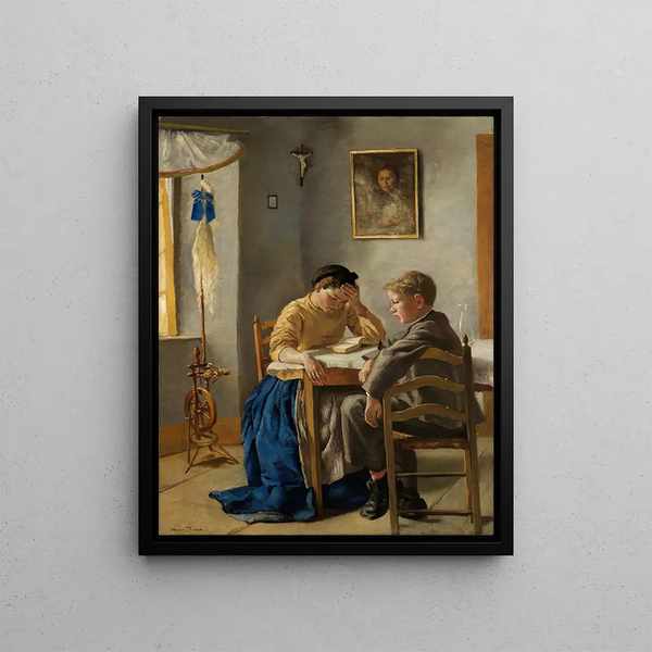 The Brothers and Sisters - Hans Thoma — framed artwork on a wall