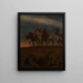 The Three Wise Men on their way to Bethlehem - Hans Thoma — framed artwork on a wall