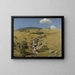View from the Black Forest - Hans Thoma — framed artwork on a wall