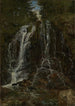 Cascade near Saint-Blasien - Hans Thoma — artwork view