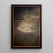 Christmas Triptych Painting Annunciation to the Shepherds - Hans Thoma — framed artwork on a wall