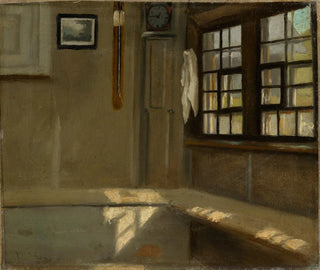 Corner of a Room in a Farm - Hans Thoma — artwork view