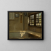 Corner of a Room in a Farm - Hans Thoma — framed artwork on a wall