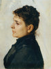 Woman in profile - Hans Tichy — artwork view