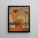 Act with Paradiesvogel - Hans Unger — framed artwork on a wall